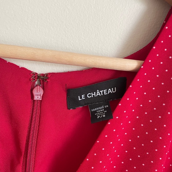 Small le chateau Polk a dot red dress - Picture 4 of 4